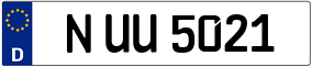 Truck License Plate